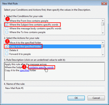 Windows Mail - Message Rules