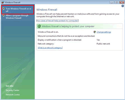 Windows Vista - Control Panel