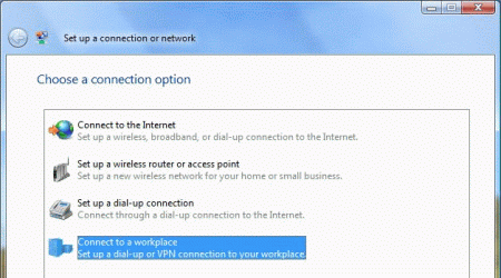Connect to a workplace